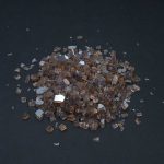 Brown glass flakes