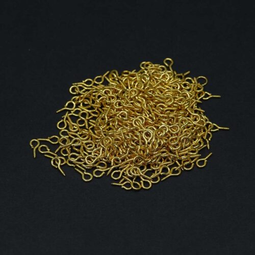 Eye Screw Pin Gold