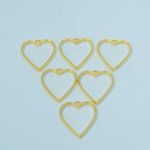 Heart Bezels Gold