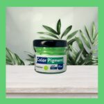 pastel green color pigment