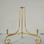 Golden Foldable Metal Stand 8"